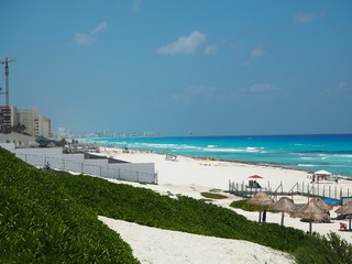 Obraz premium the Cancun beach in Mexico