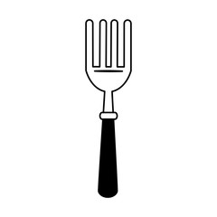 Fork kitchen utensil vector illustration graphic design