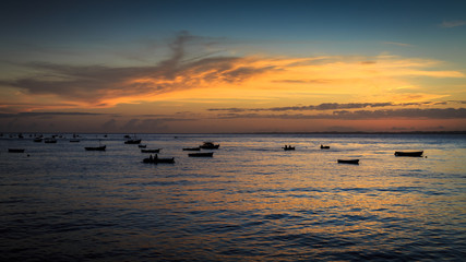 Salvador Bahia Brazil 02/27/2016 sunset paradise