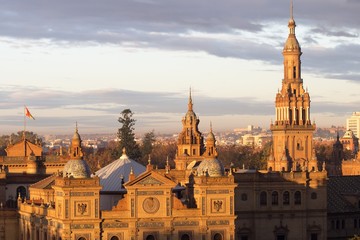 Obraz premium Sunset in Seville