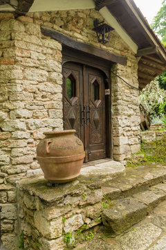 Botanical garden at Balchik Palace in Bulgaria
