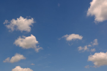 Cloud in blue sky