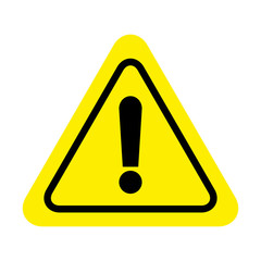 Attention sign icon. Warning symbol. Exclamation mark icon. alert sign with exclamation mark symbol.