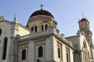Fototapeta na wymiar Große Minas Kirche, erbaut 1862 bis 1895, Iraklion, Heraklion, Kreta, Griechenland. Europa