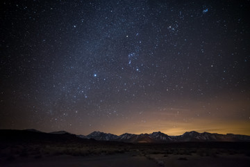 Milky Way Over Sierra Eastside - Powered by Adobe