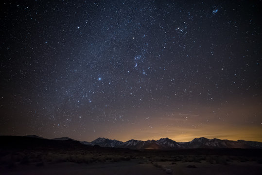 Milky Way Over Sierra Eastside