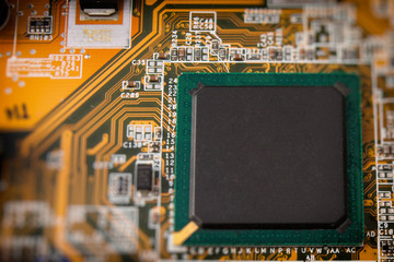 Computer electronic circuit board.