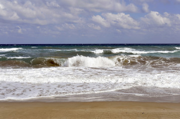 Fototapeta na wymiar Strand bei Falasana, Kreta, Griechenland, Europa
