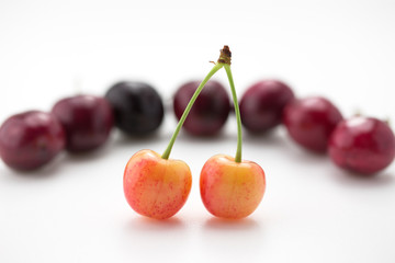 さくらんぼとアメリカンチェリー