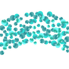 Modern background with bubbles. Cute Pattern for Postcard, Print, Banner or Poster. Vector Texture in Trendy Style