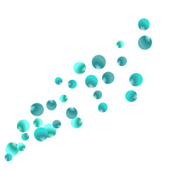 Modern background with bubbles. Cute Pattern for Postcard, Print, Banner or Poster. Vector Texture in Trendy Style