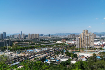 Fototapeta premium China Fuzhou City Basin Natural Scenery