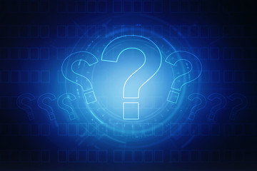 2d rendering question mark