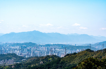China Fuzhou City Basin Natural Scenery