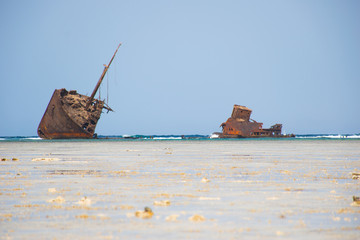 shipwreck in sinai