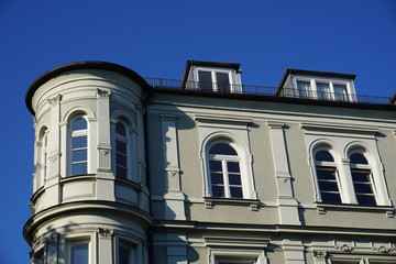 Obraz premium Altbaudetail Erker, München, Germany