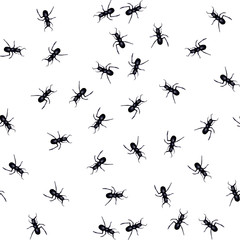 ants watercolour pattern