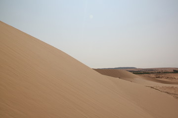 Fototapeta na wymiar White sands in the desert