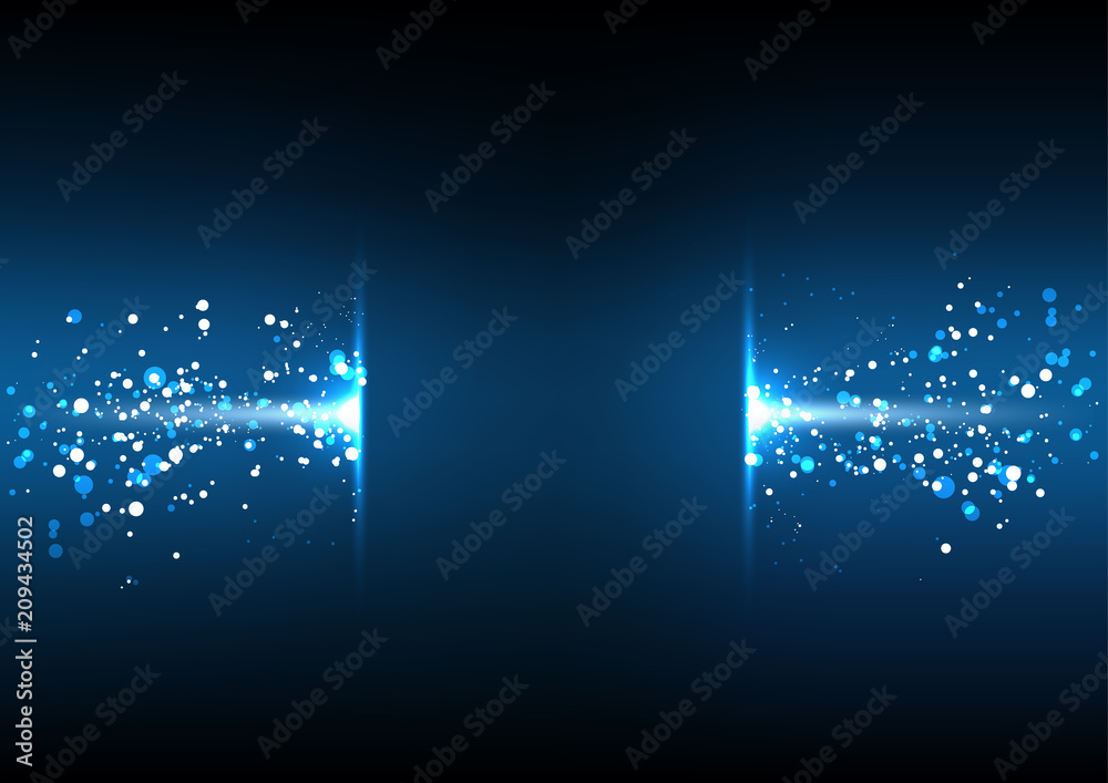 Wall mural background abstract polygon data technology communication vector design illustration