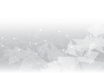 background abstract polygon data technology communication vector design illustration