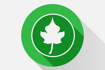 Icono verde de hojas.