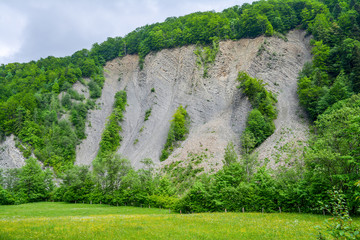 Gothic or Yaremche folds (Rock Elephant, Skala Slon) in Yaremche, Ukraine © Mykola
