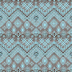 Fototapeta premium Ethnic boho seamless pattern
