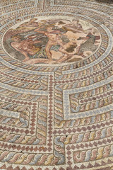 in paphos cyprus the old mosaic