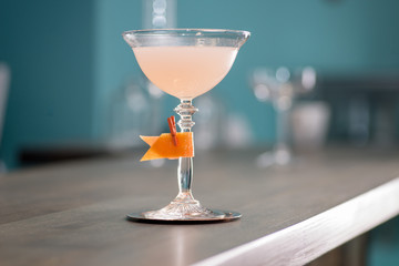 bartender prepares a great cocktail