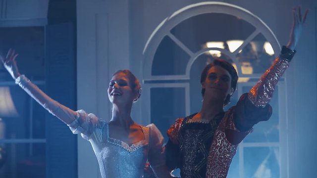Classical Russian ballet. Blows the dancers 04