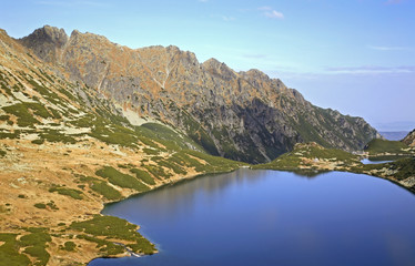 Fototapeta na wymiar Valley of Five Lakes near Zakopane. Poland