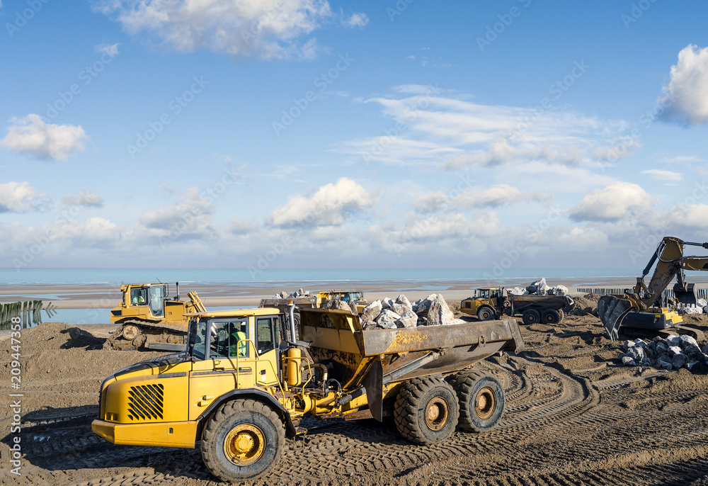 Canvas Prints chantier en action