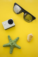 symbolfoto recreation on vacation. seastar camera glases