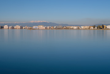 Obraz premium Beautifull beach in Roses Catalunya, Girona, Spain