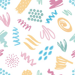 Seamless abstract pattern. Vector illustration.