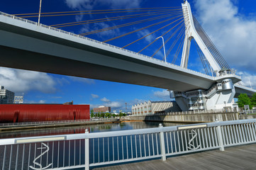 Obraz premium 早朝の青森ベイエリア