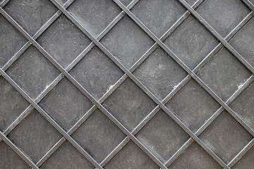 The fragment of forged metal products. close-up