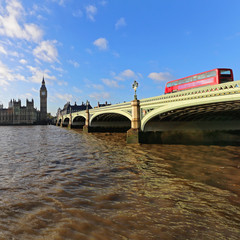 Fototapeta na wymiar Westminster Bridge London