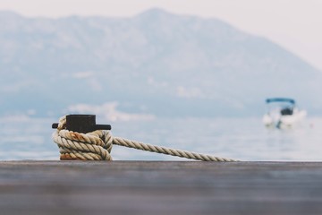 sea dock rope