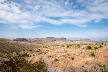 Fototapeta na wymiar View from Sotol Vista, Big Bend National Park, Texas