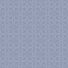 Abstract floral geometric pattern. Seamless beautiful pattern.