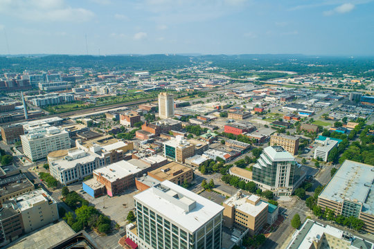 Aerial photo Downtown Birmingham Alabama USA