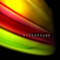 Fluid mixing colors vector wave abstract background design. Colorful mesh waves