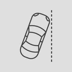Car parking icon, Vector