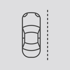 Car parking icon, Vector