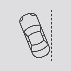Car parking icon, Vector