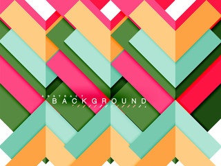 Multicolored abstract geometric shapes, geometry background for web banner