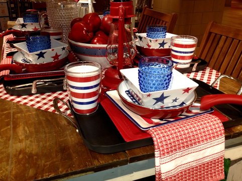 4th of July TableSetting