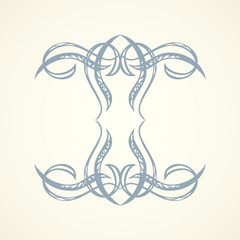 Vignette. Vector drawing