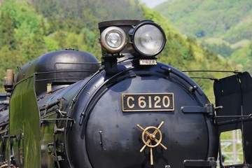Fototapeta na wymiar C61蒸気機関車